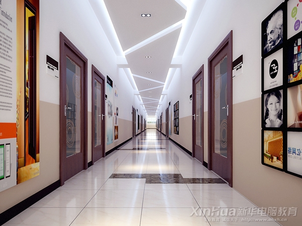 大学生创业基地走廊设计效果图
