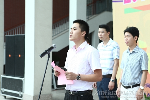 学生代表孙焕虎同学发言